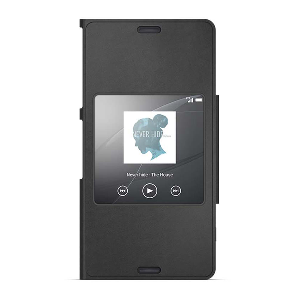 Sony - SCR26 - Style Cover- S-View Case -  Xperia Z3 Compact - Schwarz