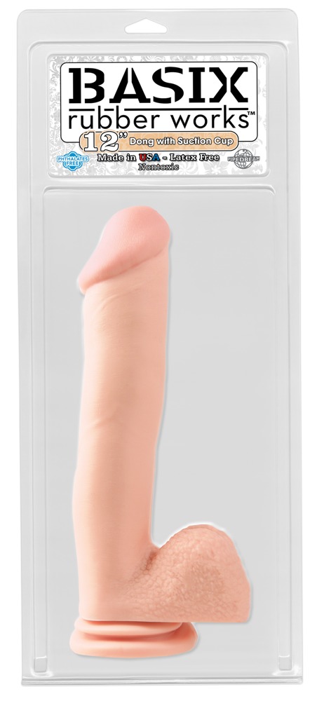 Dildo Brw 12" Dong With Suction Cup