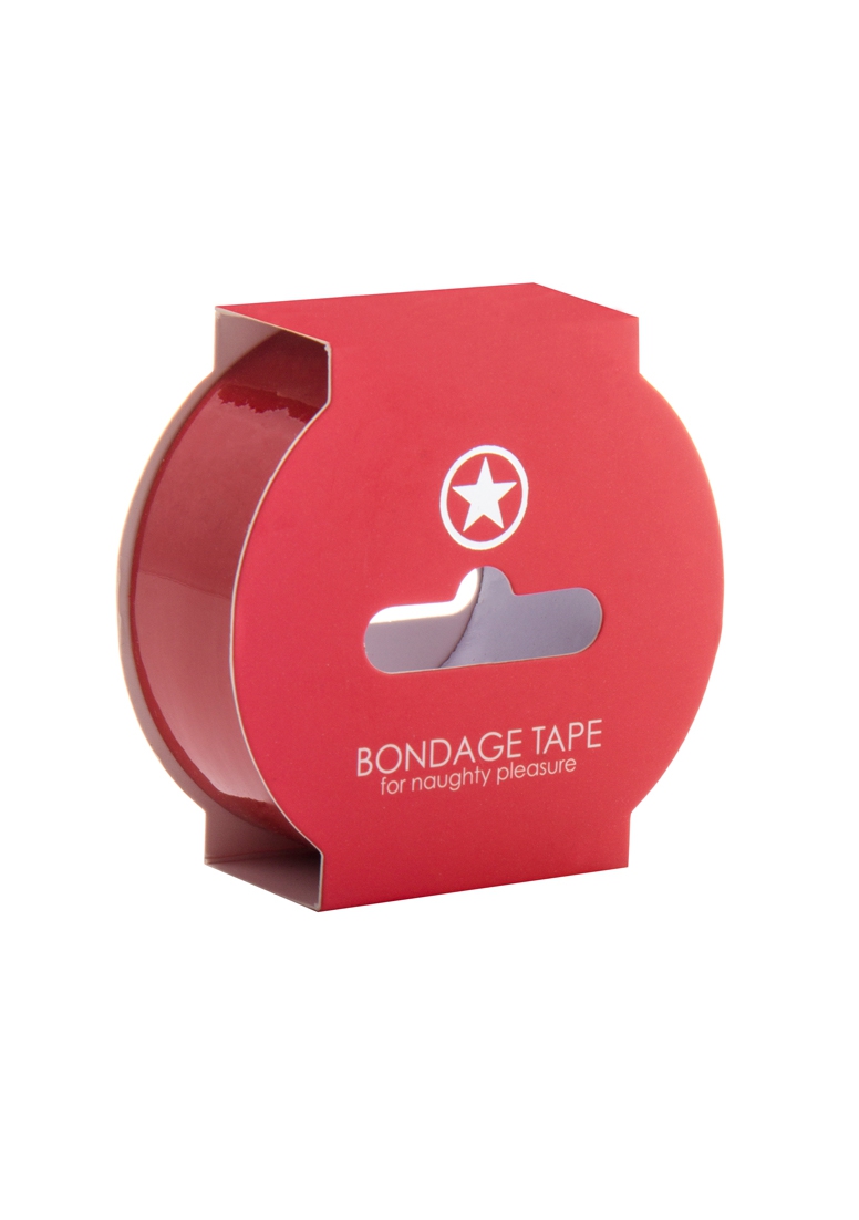 Bondage:Non Sticky Bondage Tape 17,5 Meter Red