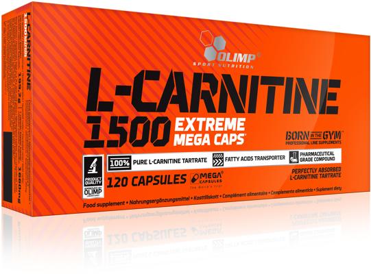 Olimp L-Carnitine 1500 Extreme Mega Caps, 120 Kapseln