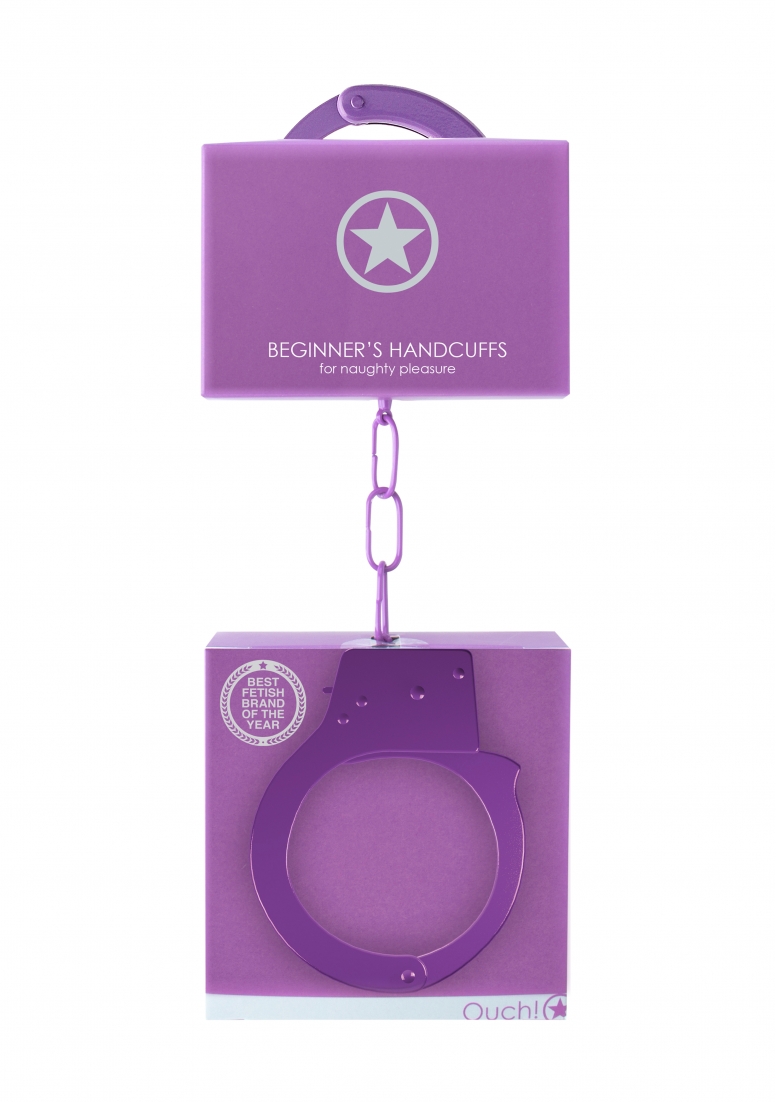 Handschellen:Beginner's Handcuffs Purple