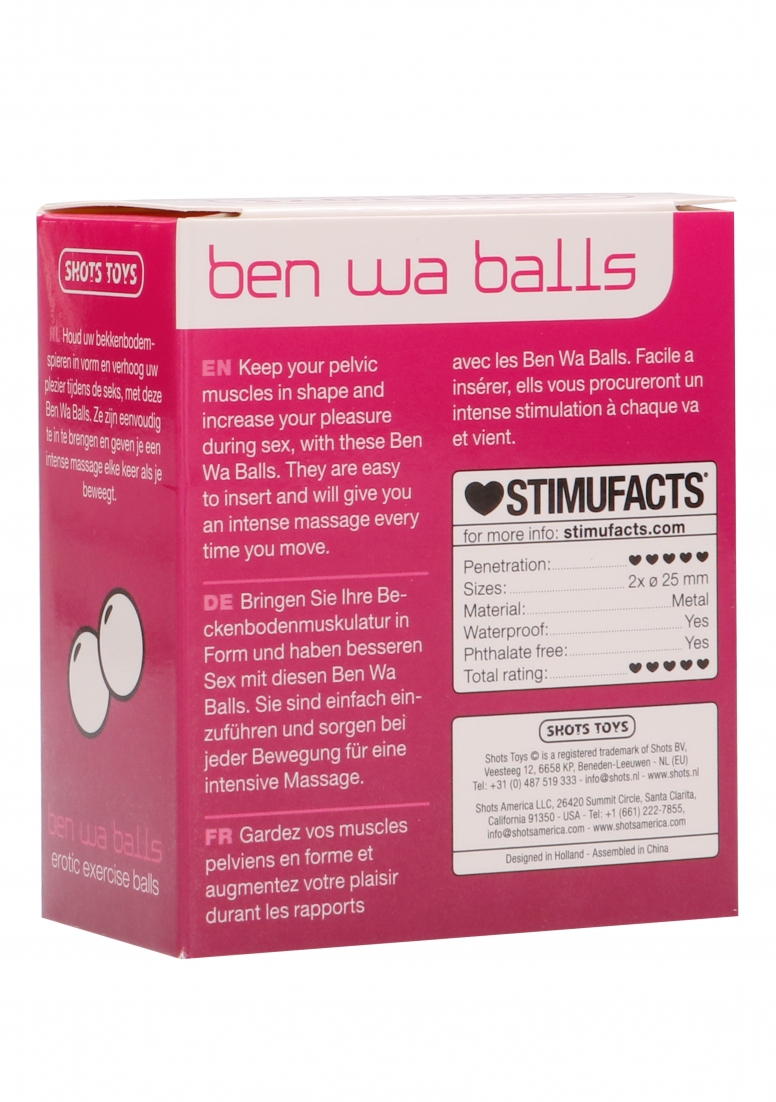 Liebeskugeln Kugeln:Ben Wa Balls Heavy Weight Silver