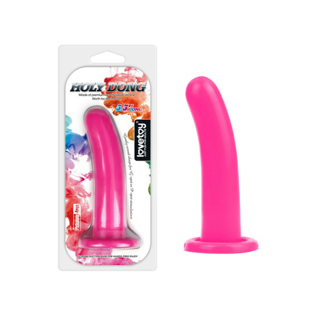 Love Toy - Holy Dong Medium Dildo 13.5 Cm - Pink