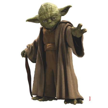 Wandtattoo - Star Wars Yoda - Größe 100 X 70 Cm