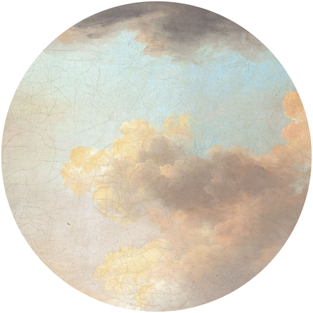 Selbstklebende Vlies Fototapete/Wandtattoo - Relic Clouds - Größe 125 X 125 Cm