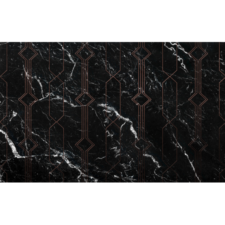 Vlies Fototapete - Marble Black - Größe 400 X 250 Cm