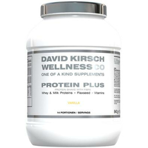 david kirsch wellness co. protein shake plus, 840 g dose, vanille