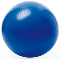 togu sitzball abs, 45 cm, silber/blau
