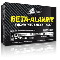 olimp beta-alanine carno rush mega tabs, 80 tabletten