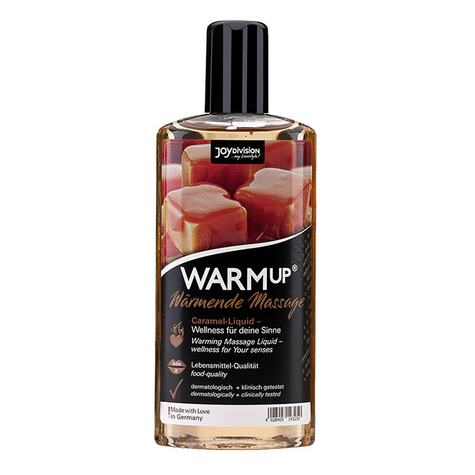 massagegele: warmup karamell 150ml