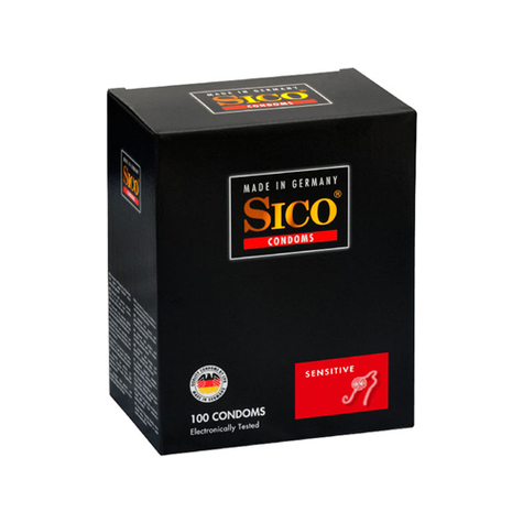 Sico Sensitive Condoms 100 Condoms