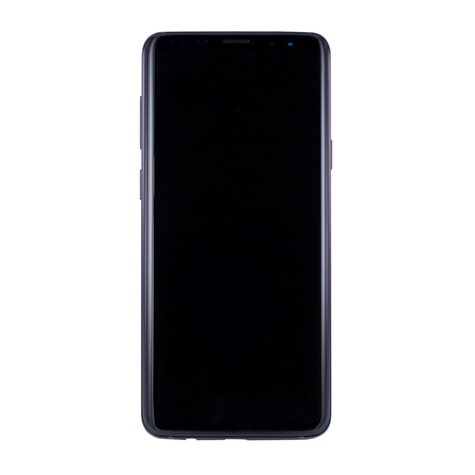 samsung g965f galaxy s9 plus- original ersatzteil lcd display / touchscreen mit rahmen schwarz