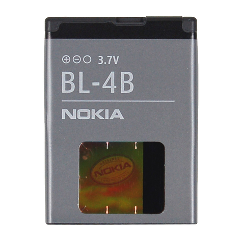 Nokia - BL-4B - Li-Ion Akku - 2630, 6111, 7370 - 700mAh