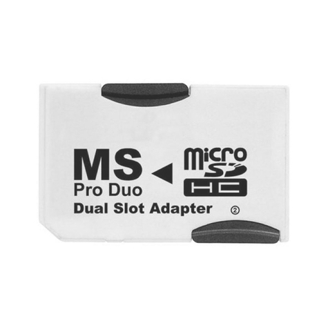 pro duo adapter f microsd dual (f 2x microsd)