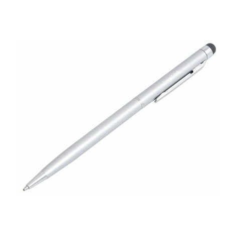 Logilink Touch Pen Mit Kugelschreiber & Sim Karten Nadel, Silber