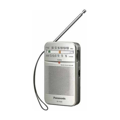 Panasonic Rf-P50deg-S Taschenradio Silber