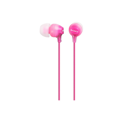 Sony Mdr-Ex15lpp In Ear Headphones - Pink