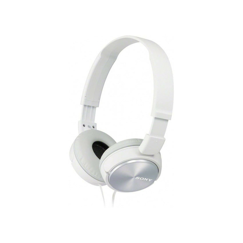 Sony Mdr-Zx310w On Ear Headphones - White