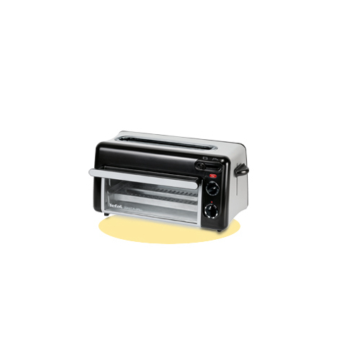 Tefal Tl 6008 Toaster With Mini Oven Toast N Grill Black / Aluminum Matt