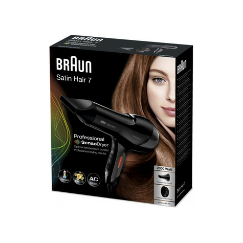 Braun Satin Hair 7 Hd 785 Professional Haartrockner Mit Iontec Technologie