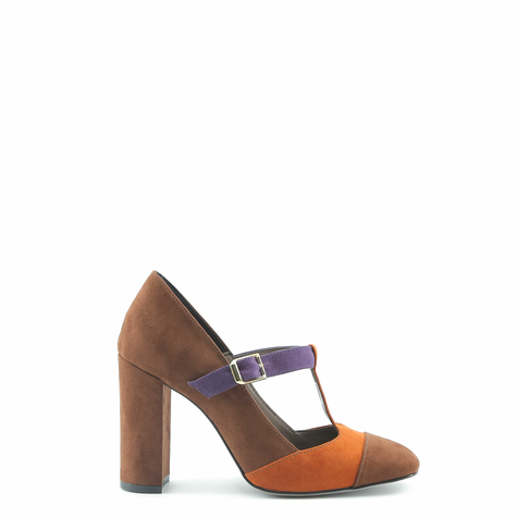 damen high heels made in italia braun 37