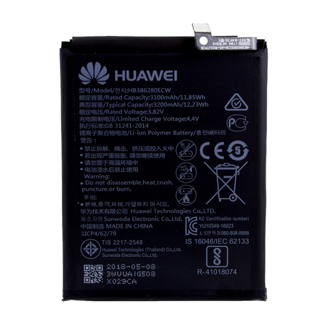 Huawei Hb386280ecw Lithium-Ion Akku Honor 9, P10 3200mah