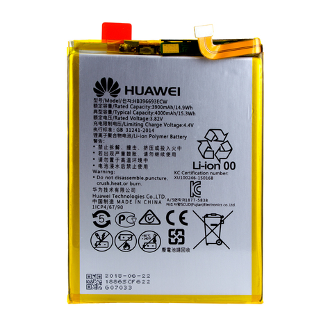 Huawei Hb396693ecw Lithium-Ion Akku Mate 8 4000mah