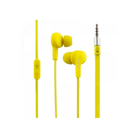 Logilink Sports-Fit In-Ear Headphone Neon Yellow