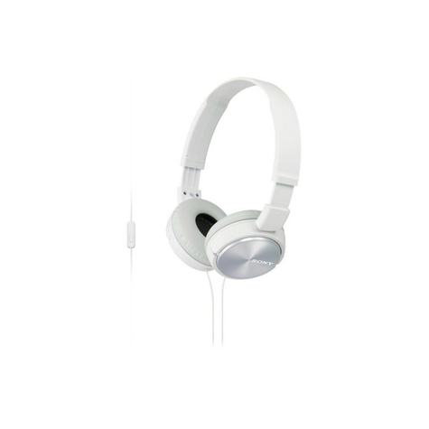 Sony Mdr-Zx310apw Lifestyle Kopfhörer, Weiß
