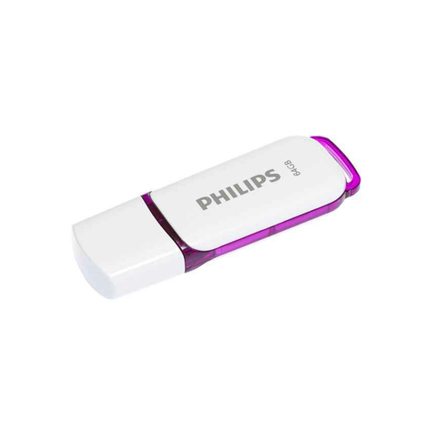 Philips Usb 2.0 64gb Snow Edition Lila Fm64fd70b/10