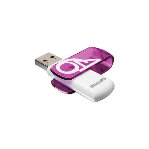 Philips Usb 2.0 64gb Vivid Edition Purple Fm64fd05b/10