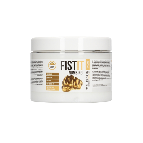 Fist It Numbing Water Based Lube 500ml