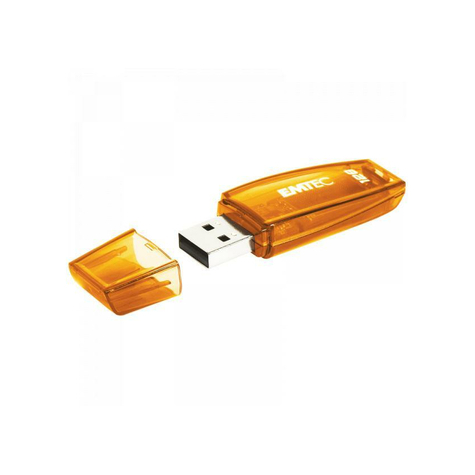 Usb Flashdrive 128gb Emtec C410 Retail (Orange)
