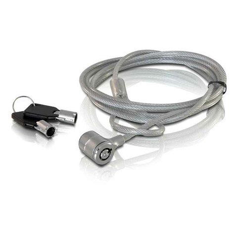 Delock Notebook Security Lock With Key Cable Lock 1.8 M 20595