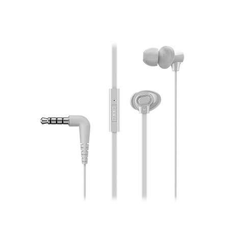 Panasonic Rp-Tcm130e-W In-Ear Headphones With Ribbon Cable White