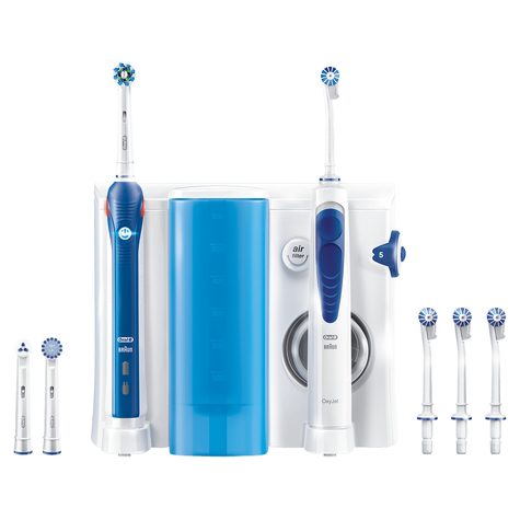 Oral-B Oral Care Center With Pro 2000 Electric Toothbrush+Oxyjet Mouthwash