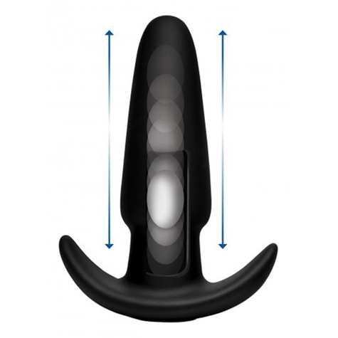 Thump-It Curved Buttplug Aus Silikon Medium