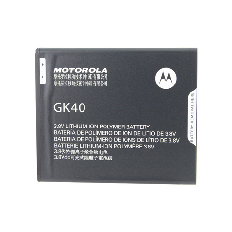 Motorola Gk40 Moto E3, G4 Play, Moto G5 Lithium Ionen Polymer 2800mah