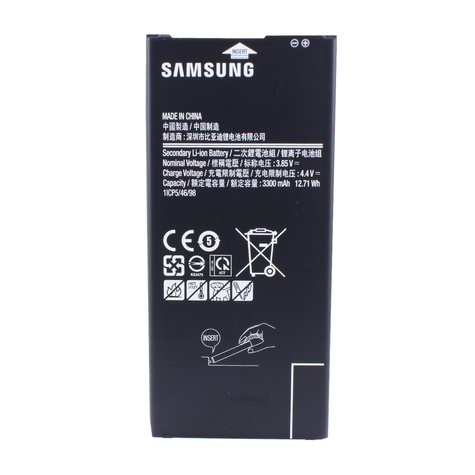 Samsung Ebbg610abe Samsung J610f Galaxy J6+ (2018), J415f Galaxy J4+ (2018) 3300mah Liion Battery