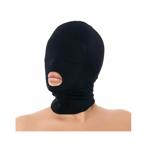 Rimba - Kopfmaske aus Stretchstoff mit Mund offen