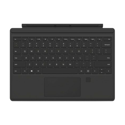 Microsoft Surface Pro Signature Type Cover mit Fingerprint (QWERTZ) schwarz