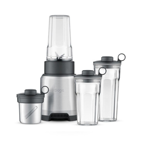Sage The Boss To Go Plus - 0.7 L - Tabletop Blender - Aluminum - Stainless Steel - Stainless Steel - Tritan