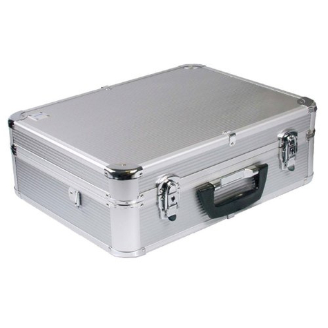 dörr silver 30 aktentasche/klassischer koffer silber aluminium 270 mm 340 mm 145 mm