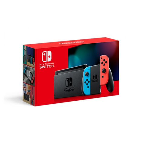 Nintendo Switch (New Revised Model) Nintendo Switch Schwarz Blau Rot Analog / Digital D-Pad Haus Knöpfe Lcd