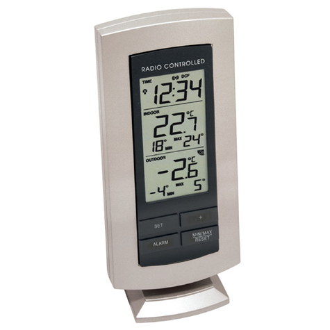 technoline ws 9140-it schwarz silber innen-thermometer außen-thermometer thermometer thermometer -9,9 37,8 °c -39,9 59,9 °c