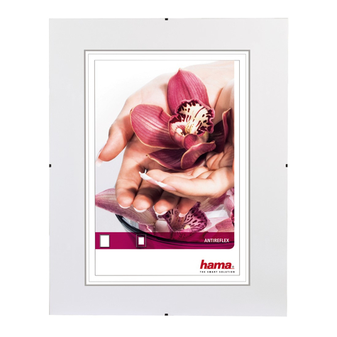 Hama Clip-Fix - Glass - Transparent - Single Picture Frame - 7 X 10 Cm - Clip-Fix - Anti-Reflective