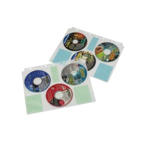 Hama Cd-Rom Index Sleeves 60 Disks Transparent Kunststoff