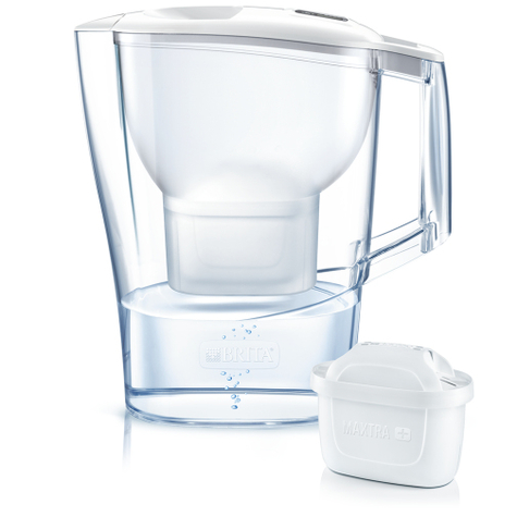 Brita Aluna Cool Maxtra+ Wh - Pitcher Water Filter - Transparent - White - 2.4 L - 1.4 L - 265 Mm - 110 Mm