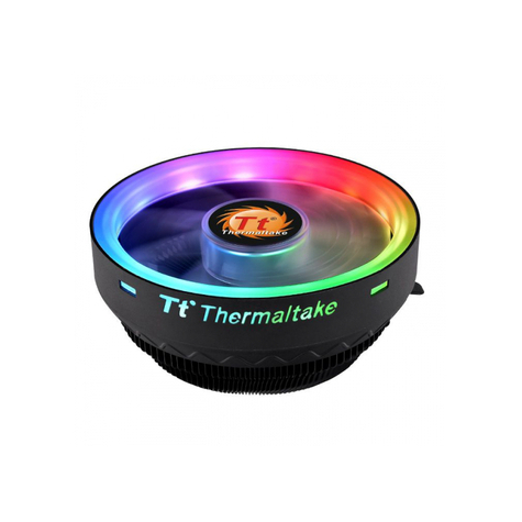 Thermaltake Ux100 Argb Lighting - Processor - Cooler - 12 Cm - Lga 1150 (Socket H3) - Lga 1151 (Socket H4) - Lga 1155 (Socket H2) - Lga 1156 (Socket H) - Lga 775... - Amd A - Amd Athlon - Amd Ryzen - Intel® Celeron® - Intel® Core™ I3 - Intel Core I5 - Int