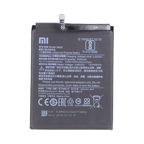 Xiaomi   Bm3e   Xiaomi Mi 8   3400mah   Lithium Ionen Akku